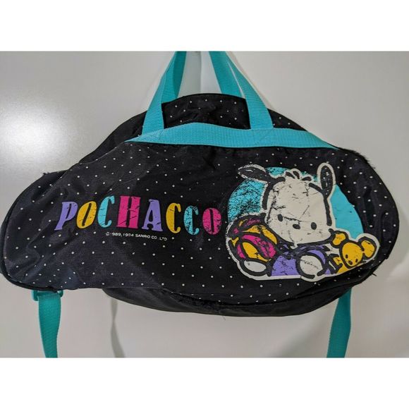 Sanrio Handbags - Sanrio Pochacco Duffel Bag 1989 1994 90s